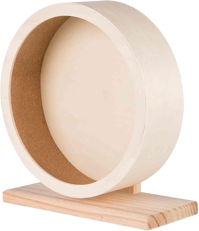 Trixie 60923 Wooden Running Wheel, 28 cm, Brown