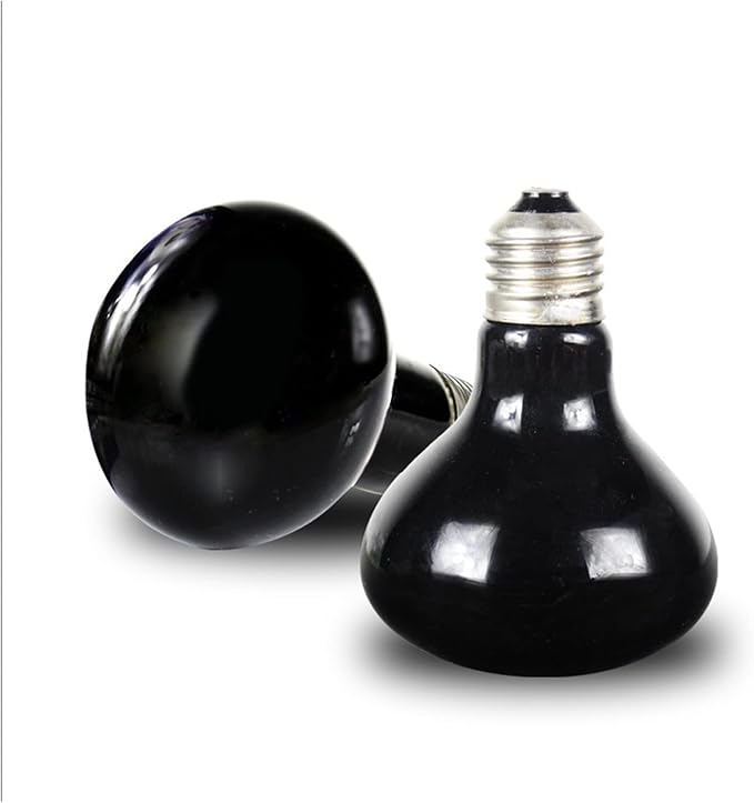 Reptile Tortoise Halogen Lamp Uva Night Light Heating Lamp Moonlight Heating Lamp 25W/50w/75W/100W(75w)