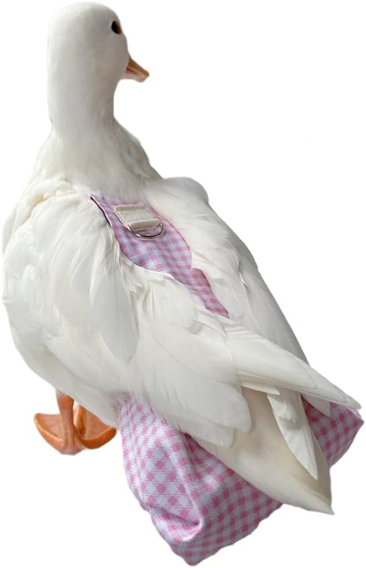 Duck Diapers, Chicken Diapers, Special Diapers for Poultry, Chicken, Duck and Goose Waterproof, Adjustable, Washable and Reusable Diapers，Poultry Supplies, Duck Supplies (6.06LB-8.82LB)