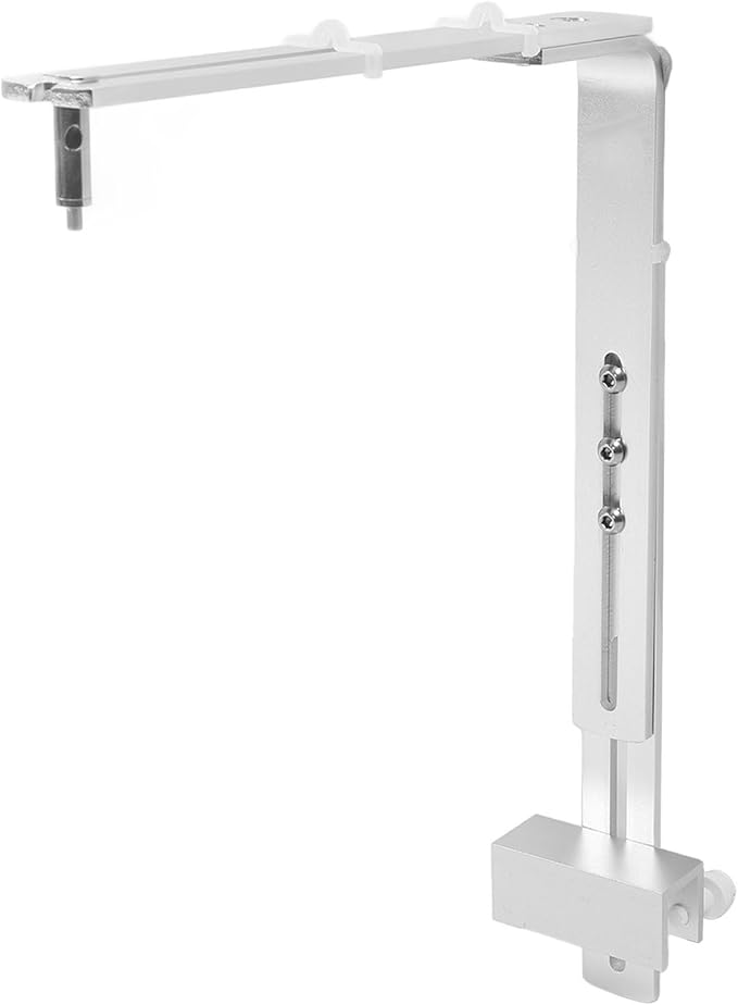 Aquarium Light Hanging Aluminum Alloy Adjustable Height Aquarium Light Stand, High Stability Reptile Stand, Suitable for Various Lighting needs. (Silver)