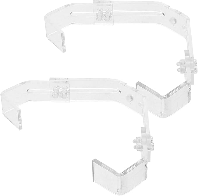 BESPORTBLE 2pcs Aquarium Lamp Clip Holder Light Fixing Claw for Fish Tank Terrarium Durable Support for Reptile Heating Lights Easy to Install Locking Mechanism