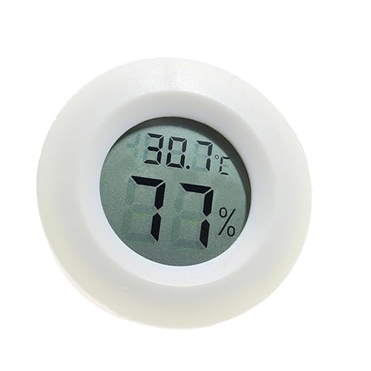 BESPORTBLE Digital Thermometer Hygrometer for Bedroom Reptile Tank Indoor Humidity Celsius Temperature Reptile Terrarium Monitor