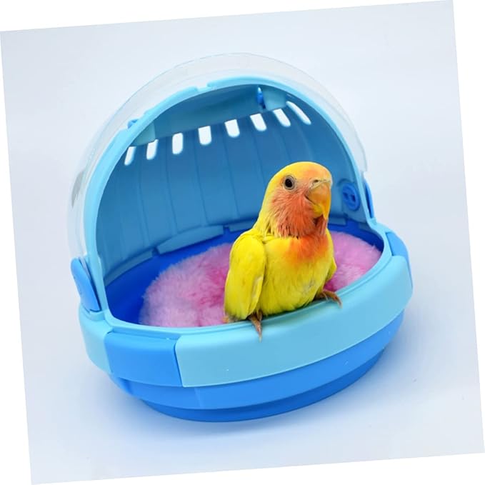 Portable Handheld Bird Travel Cage for Small Parrots Lightweight PET Carrier Perch Suitable for Outdoor Use for Budgerigar and Finch