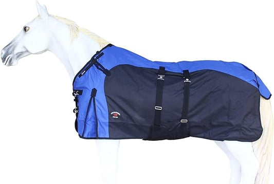80" 1200D Turnout Lightweight Bellyband Rain Horse Winter Blanket Sheet 385B