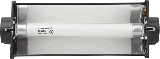 Sundew UVB 5.0 T5 Reptile Lighting Kit, 4W Compact T5 UVB Tube with Fixture, UVB Lighting System for Small Terrariums (4-Watt/6.5 Inches)