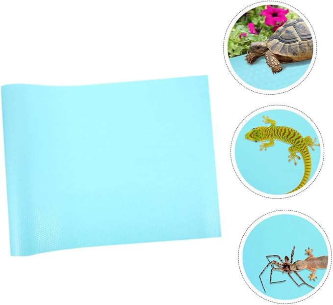 Large Reptile Carpet Bedding Mat Soft Substrate for Bearded Dragon Leopard Gecko Tortoise Lizard Tank Terrarium Protector Easy Clean
