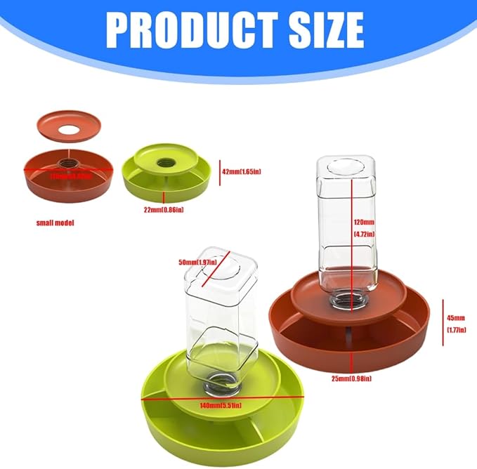 Auto Refilling Reptiles Dispenser Multi Level Structure Clear Monitoring Panel Quiet Operations
