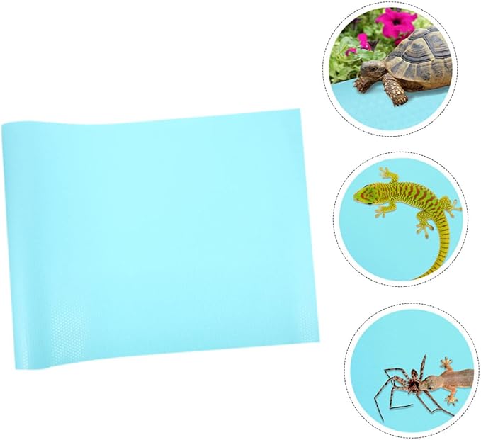 Large Reptile Carpet Substrate for Bearded Dragon Leopard Gecko Snake and Turtle Non-Adhesive Terrarium Mat for Reptile Cage Accessories