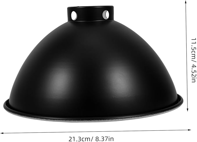 MAGICLULU Reptile Heat Lamp Cover Reflector Lampshade Insulated Design for Energy Efficiency Construction for Creating Environment for Reptiles