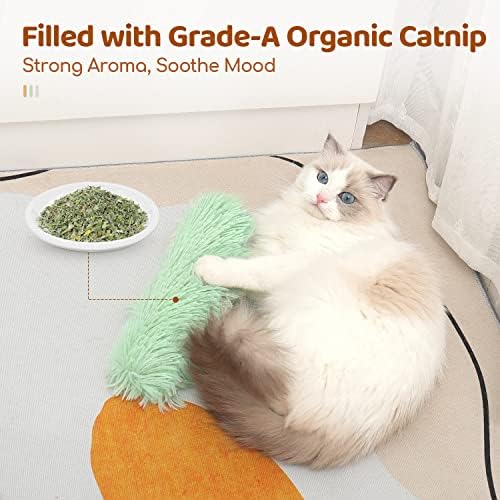 Potaroma Cat Toys Pillows, 3 Pack, Catnip Inside, Indoor Interactive Fun - Image 3