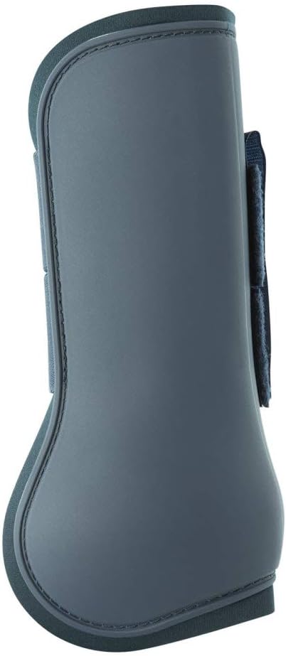 HORZE Chicago Protective Horse Tendon Boots - Lightweight Open Front Boots for Jumping, Trail Riding, and Turnout (Pair) - Chocolate Brown - Pony
