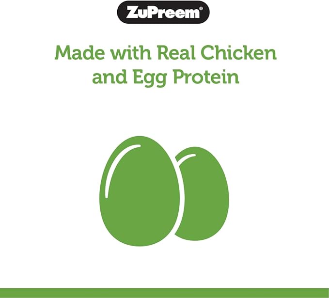 ZuPreem Ferret Food, High Protein Ferret Food, Extruded Kibble Made with Chicken & Egg, Vitamin & Mineral Fortified, No Corn, Small Animal Pet Products, ZuPreem, Made in USA, 8 lb Bag