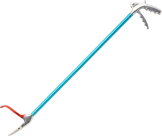 MidWest Homes for Pets M-1 Series Snake Tongs (40" long, Blue, Aluminum, 1" wide jaws)
