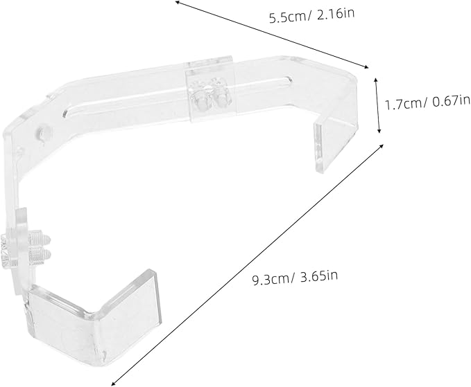 BESPORTBLE 2pcs Aquarium Lamp Clip Holder Light Fixing Claw for Fish Tank Terrarium Durable Support for Reptile Heating Lights Easy to Install Locking Mechanism