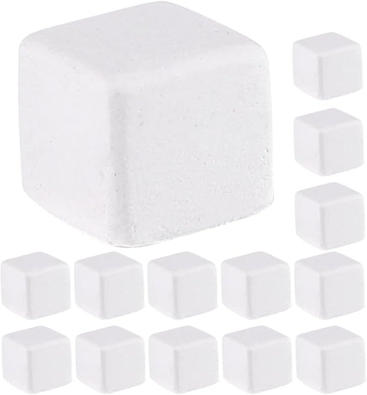 Reptile Calcium Blocks for Turtles and Chameleons, Mineral with Trace Elements, 30pcs for Turtle and Frog Health, Water Quality Stabilizing Reptile Health Supplies