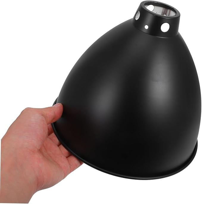 GLEAVI Tortoise Habitat Accessory Heat Lamp Shade for Reptiles Energy Efficient Lamp Cover Optimal Lighting