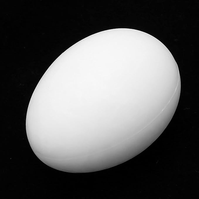 50pcs Pigeons Egg Plastic Simulation Hatching Breeding Supplies for Birds Fake Pigeons Egg Solid