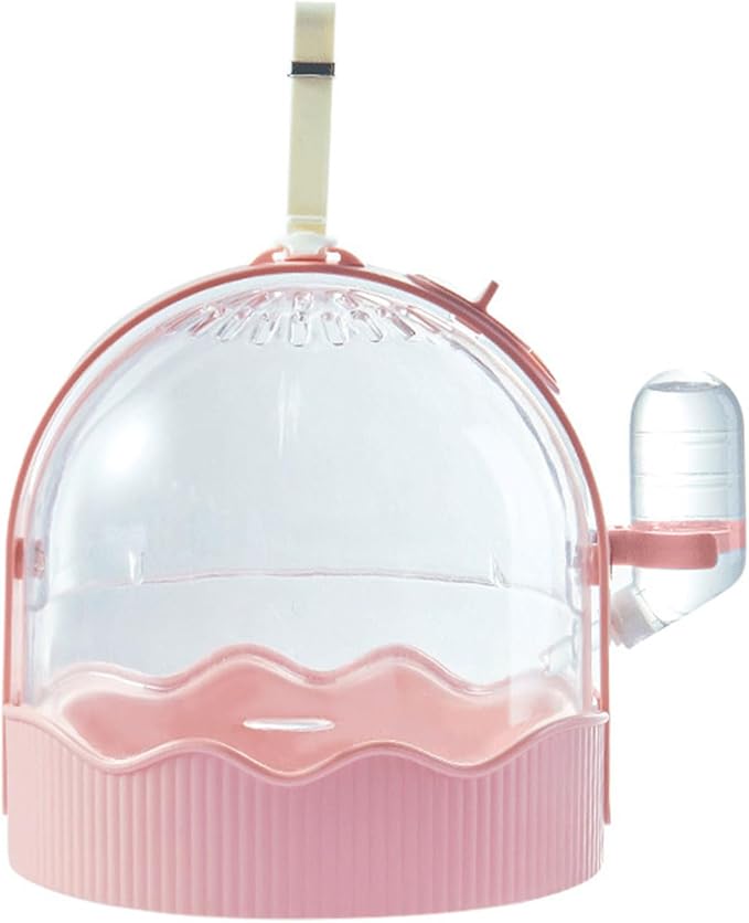 Small Pet Carrier Cage Portable Parrot Carrier Outdoor Traveling Bird with 60ml Water Bottle& Station Frame Supply Large Cages and Habitats Cages and Habitats