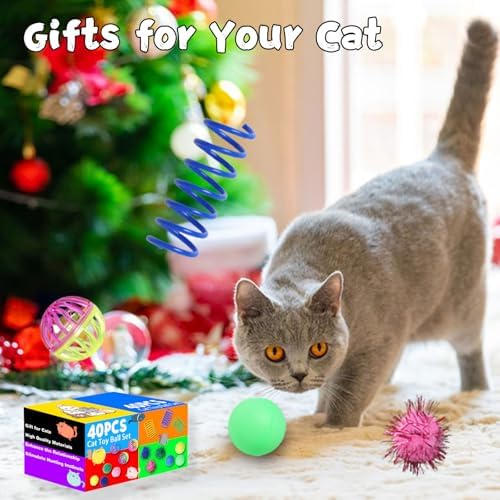 Cat Toys for Indoor Cats 40 PCS Kitten Toys - Image 5