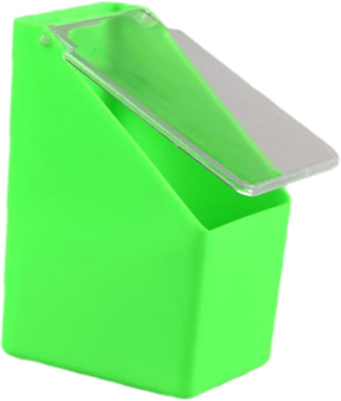 Pigeon Feeder, Food Storage Case, Single Hole Hanging Box, Dove Bird Feeding Case for Parrots Canaries Chickens Pigeons, Green