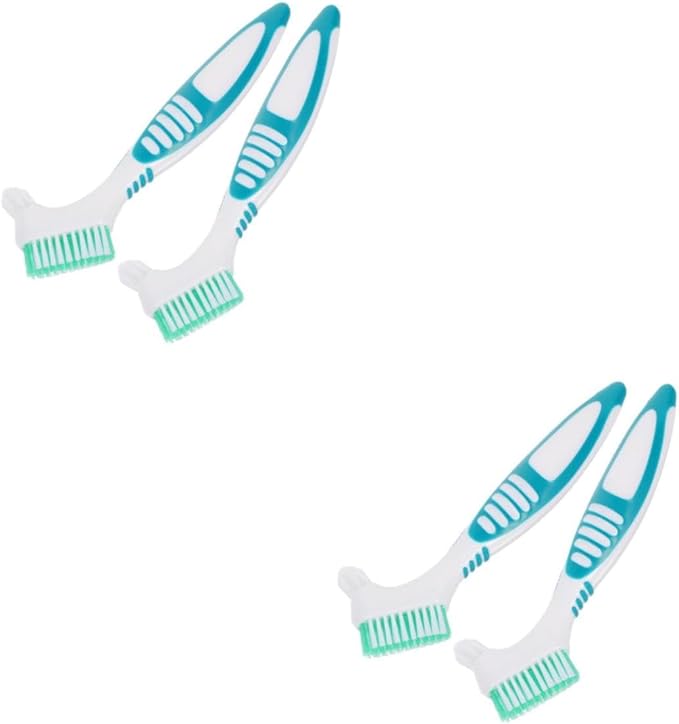 2pcs Turtle Shell Brush Double Sided Cleaning Tool for Aquatic Turtles Tortoises Non Slip Handle for Easy Use Keep Shells Clean Healthy