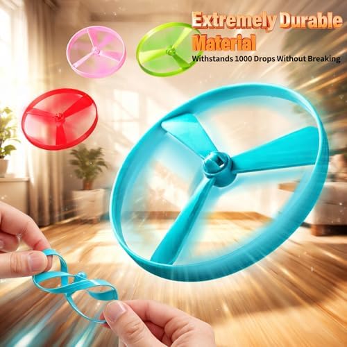 BABORUI Cat Toy Disc Launcher, Rechargeable Interactive Cat Fetch Toy Launcher with 8 Flying Discs, Flying Enrichment Toys for Indoor Bored Kittens & Adult Cats (Blue-1) - Image 4