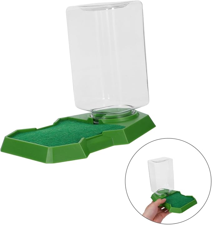 Toddmomy Reptile Water Dispenser Lizard Tank Accessory Hydration Feeder for Reptiles Easy Cleaning Design