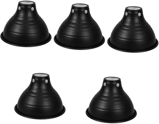 PRETYZOOM 5pcs Reptile Lampshade Protector Reptile Lamp Cover Reflector Dome Lamp Fixture Insulated for Energy Efficiency