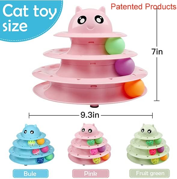 UPSKY 20 PCS Cat Toys Set with Teaser, Mice, Spring, and Various Ball Toys - Image 2