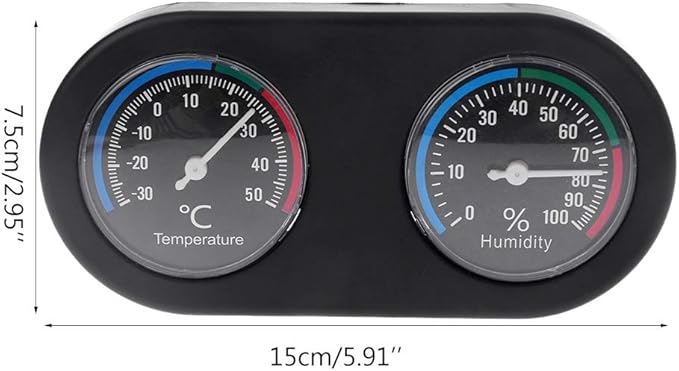Reptiles Terrarium Temperature Humidity Hygrometer for Snake