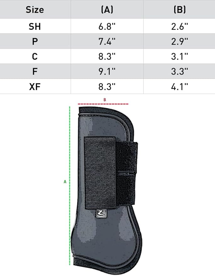 HORZE Adepto Open Front Tendon Boots | Durable Shell with Neoprene Lining - Canal Blue - Cob