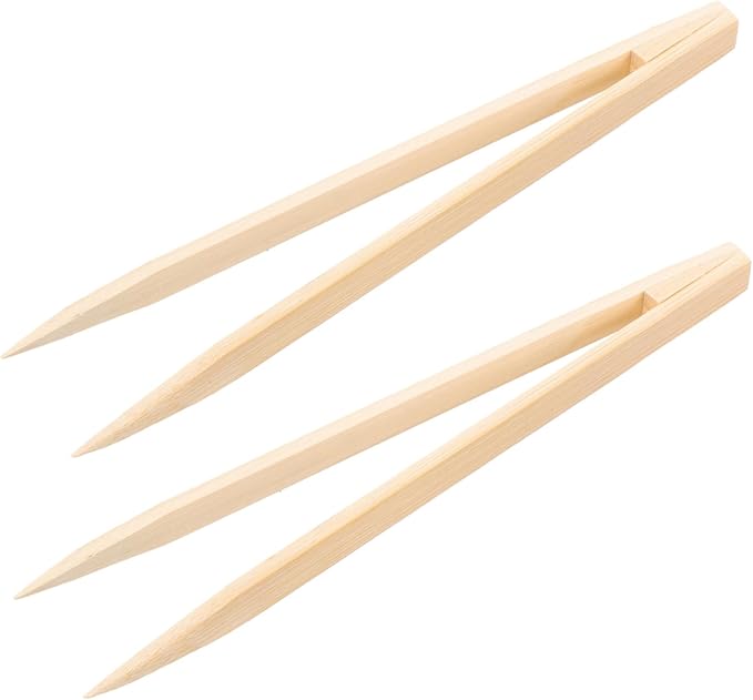 Sosoport 2pcs Reptile Food Tweezers Feeding Clips for Lizards Snakes Turtles and Crawling Pet Food Supply Feeding Tool
