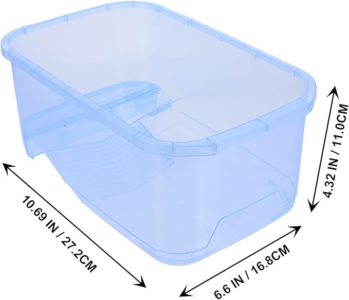 1 Set Box Turtle Tank Stick Tank Plastic Small Animal cage Small Animal Carrier Turtle cage Plastic Container Reptile Habitat Box Tortoise