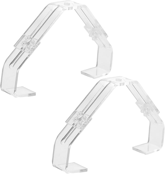 Mipcase 2pcs Light Clip for Terrarium Durable Replacement Lamp Holder for Fish Tank and Reptile Heating Light Versatile Fixture for Aquariums and Glass Tanks