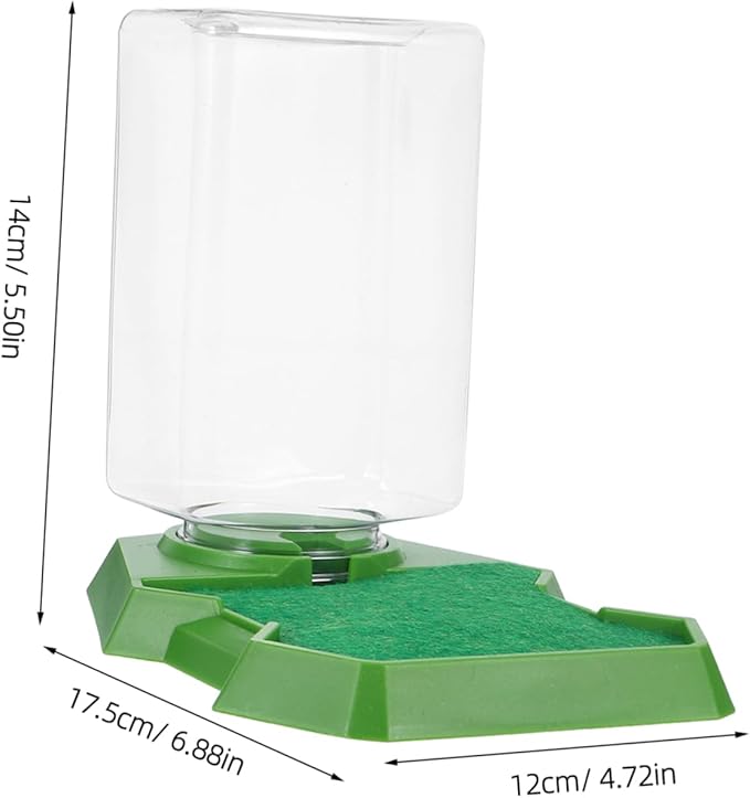 1pcs Reptile Feeding Box Water Drowning Hydration Tool for Lizards Turtles and Geckos Compact Multi-Functional Design for Terrarium Use