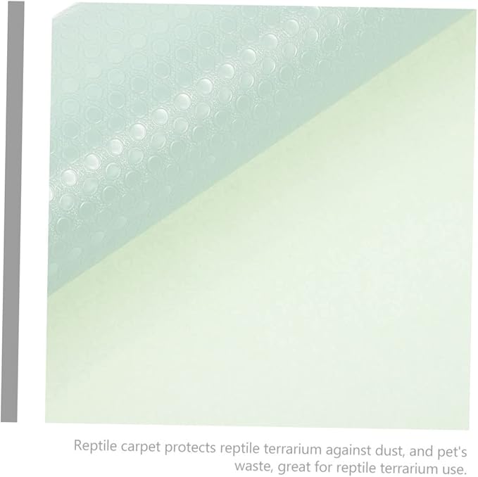 Happyyami Reptile Carpet Substrate Mat for Terrarium to Clean Bedding for Bearded Dragons Snakes Turtles and Lizards Eva Liner for Reptile Tanks