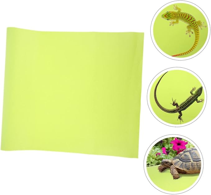 Reptile Carpet Terrarium Liner Durable Substrate Mat for Bearded Dragons Leopard Geckos Other Reptiles Non Slip Design for Easy Cleaning