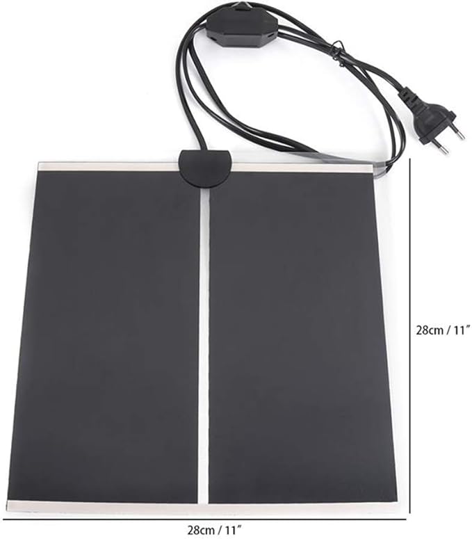 Tfwadmx 2 Pack 14 W Reptile Heating Pad Under Tank Heater Tank Warmer with Temperature Control, Power Adjustment Terrarium Heater Heat Mat for Reptiles Turtle Tortoise Snakes Lizard