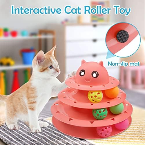 UPSKY 20 PCS Cat Toys Set with Teaser, Mice, Spring, and Various Ball Toys - Image 5