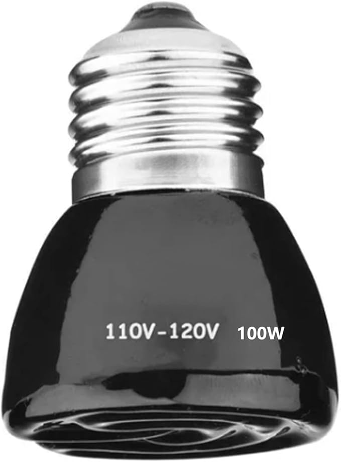 Fish Tank Lighting, Mats, Bulb Professional Infrared Reptile Heat Lamp for Snake Chicken 110120V 100W Ceramic Heat Emitter for Snake Chicken 110120V 100W Terrarium Heat Lamps