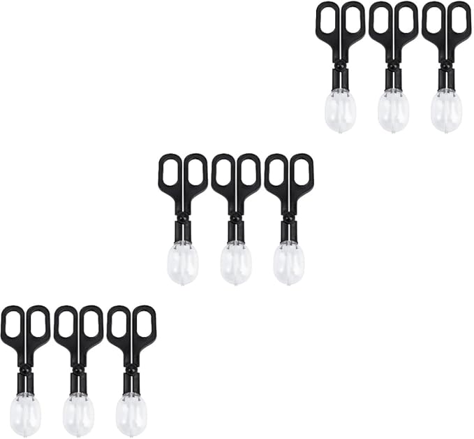POPETPOP 9pcs Reptile Feeding Clip Flexible Plastic Tool for Easy Pet Feeding and Cleaning for Crickets Locusts and Other for Reptile Care
