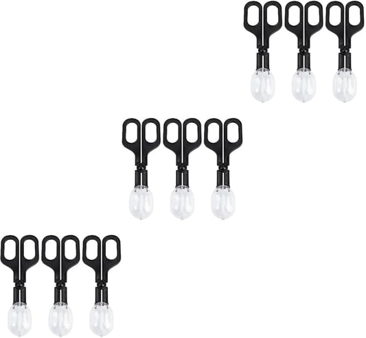 POPETPOP 9pcs Reptile Feeding Clip Flexible Plastic Tool for Easy Pet Feeding and Cleaning for Crickets Locusts and Other for Reptile Care
