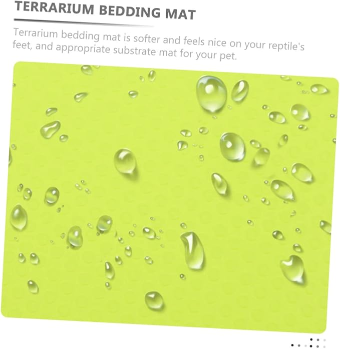 UKCOCO Large Reptile Carpet Mat for Bearded Dragon Leopard Gecko Lizard Snake Tortoise Non-Toxic Substrate Bedding for Reptile Terrarium Accessories