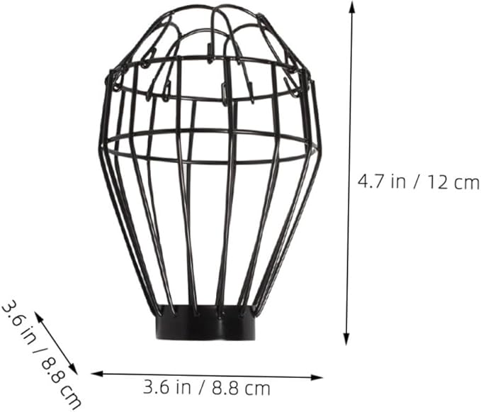 GLEAVI 4pcs Reptile Heat Lamp Cover Bulb Guard Innovative Net Design for Improved Air Circulation Easy Installation Reptile Habitats