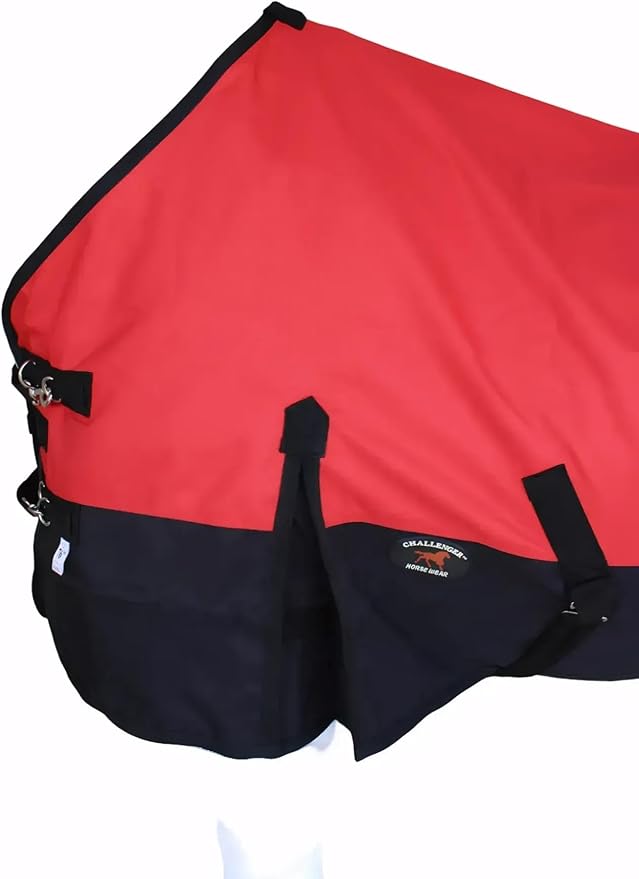 CHALLENGER 72" 1200D Turnout Lightweight Rain Horse Winter Blanket Sheet 3EE05RD