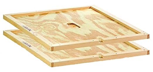 Generic 10 Frame Slotted Hole Inner Cover for Langstroth Style Honeybee Hives (2)