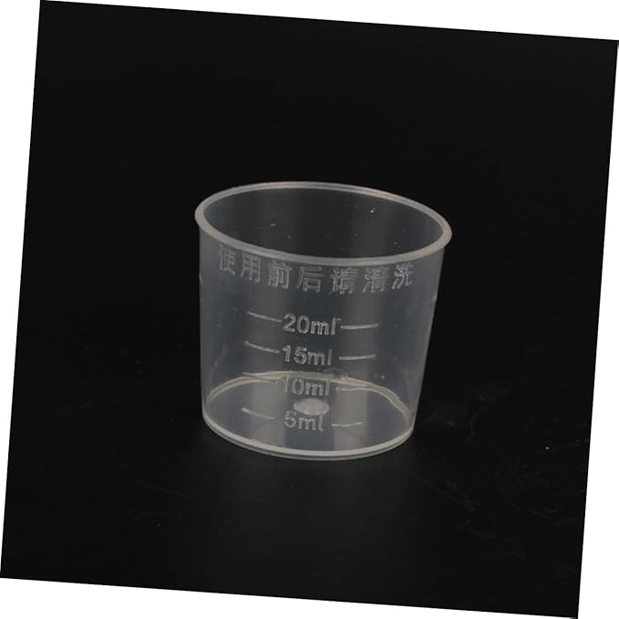 Yardwe 30pcs 20ml Reptile Feeding Cups Set Washable and Reusable Measurement Cups for Lizards Stylish Storage for Food and Water