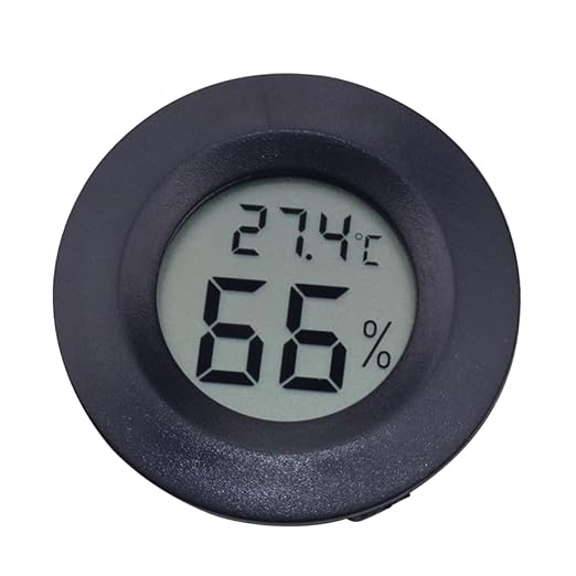 Milisten 8pcs Digital Hygrometer Thermometer Reptile Humidifier for Aquarium Pet Store Portable Temperature Humidity