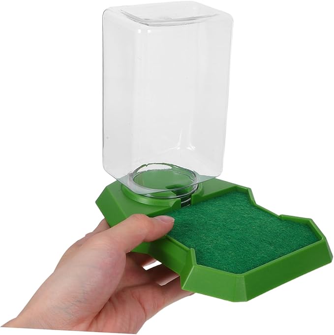 Toddmomy Reptile Water Dispenser Lizard Tank Accessory Hydration Feeder for Reptiles Easy Cleaning Design