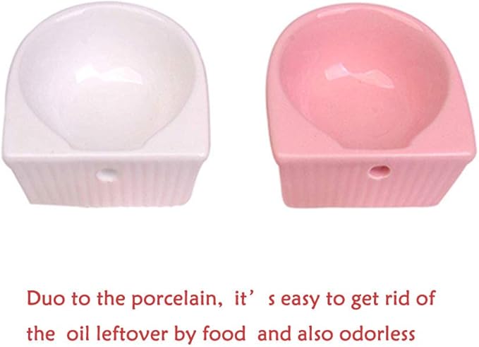 Small Animals Bowl, Hamster Feeder Cups, Detachable Cage Feeder Dish Cage Accessories for Small Animals Guinea Pig Chinchilla Hedgehog Ferret Rabbit Mink Parrot Squirrels Sugar Glider